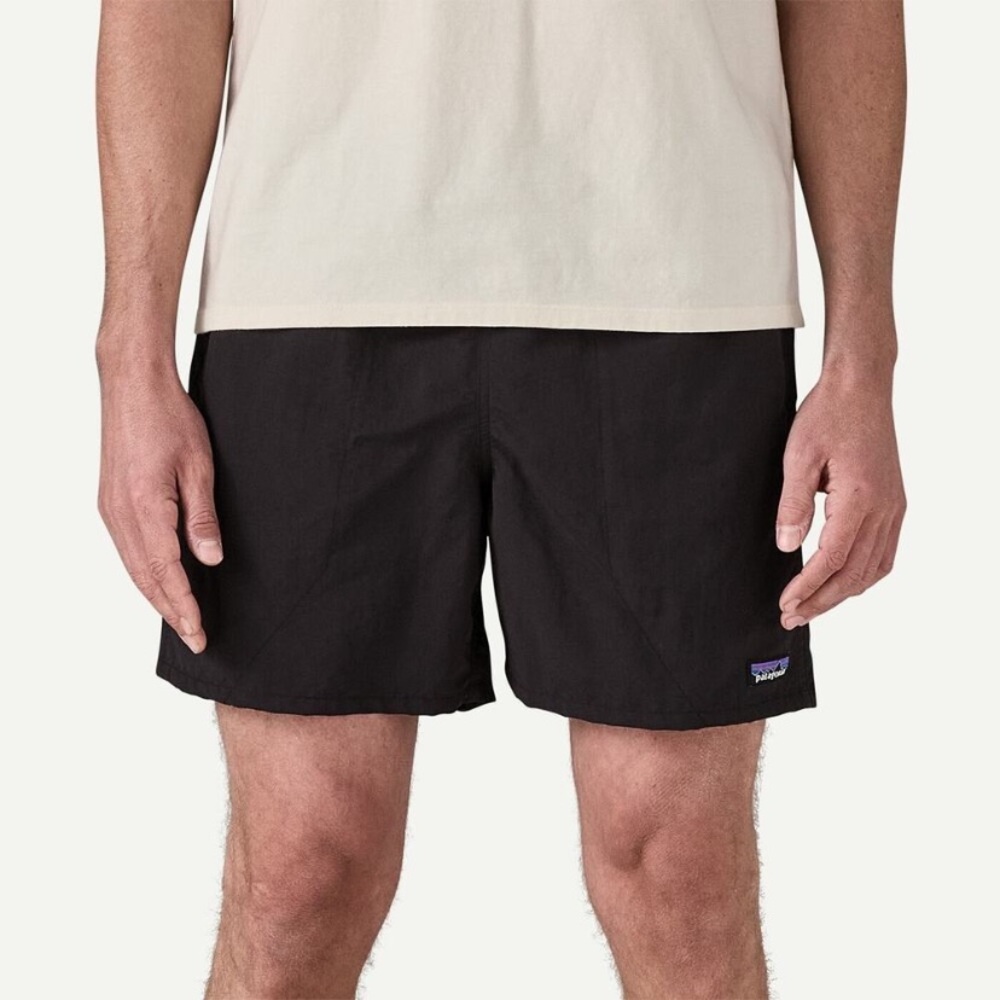 Patagonia Baggies Shorts Black Men's XL 3 Pockets 5" Inseam